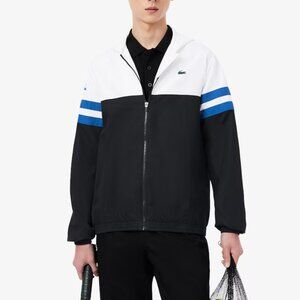 Lacoste Men's Tennis Water-Repellent Hooded Jacket